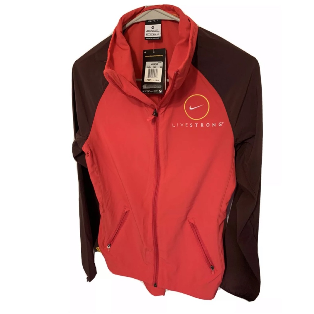 Nike Livestrong Track Jacket- NWT Women’s XS
